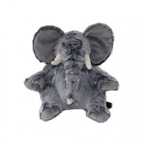 JH-1045B Plush Elephant in Brown color