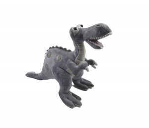 JH-1095A Plush Dinosaur in Light Grey Color