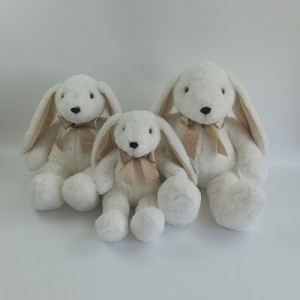 JH-1094A Plush Bunny with ribbon