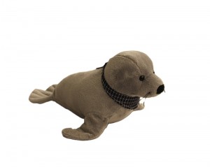 JH-9902B Plush Sea lion  in Light Grey color