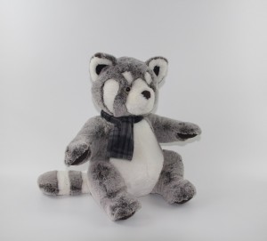 JH-1069C Plush Raccoon in Brown color