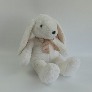 JH-1094A Plush Bunny with ribbon