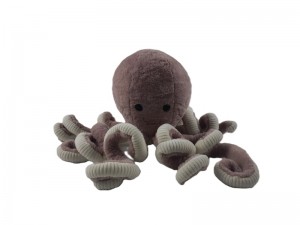 JH-1143B Plush Octopus in Light pink color