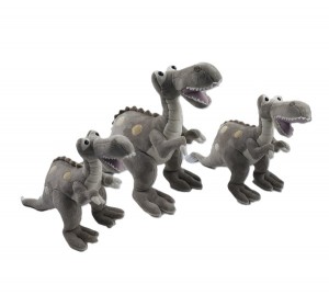 JH-1095B Plush Dinosaur in Grey Color