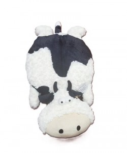 JH-1097D Plush Pillow Cow in Cream +Black Color 60cm