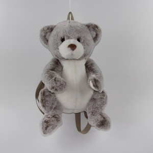 JH-1005A Plush Bear backpack in Light Brown color 50cm