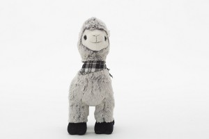 JH-9949A Plush Alpaca in Light Grey color