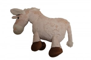 JH-9939D  Plush Donkey in Light Beige color