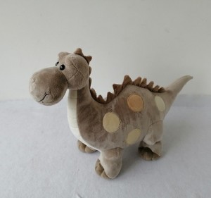 JH-1087B Plush Dinosaur in Brown color