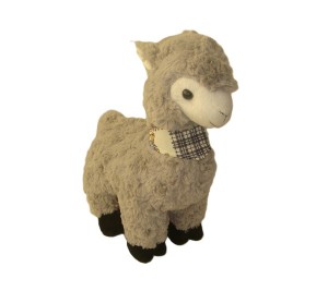 JH-9849C Plush Alpaca in Light Grey color