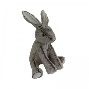 JH-1088A Plush Rabbit in Grey color