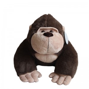 JH-9928C Plush Gorilla in Brown color