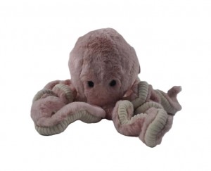 JH-1143C Plush Octopus in pink color