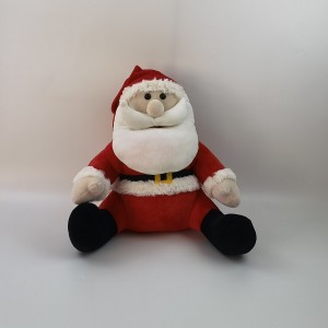 Plush Santa Claus in Red color