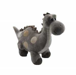 JH-1087B Plush Dinosaur in Grey Color