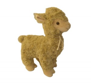 JH-9849B Plush Alpaca in Light Brown color