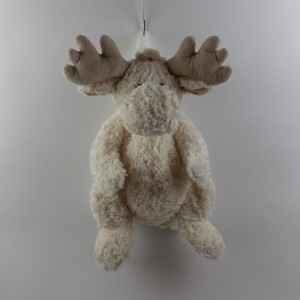 JH-1075A Plush Reindeer backpack in Cream  color 50cm