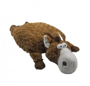 JH-1138C Plush Pillow in Brown Color