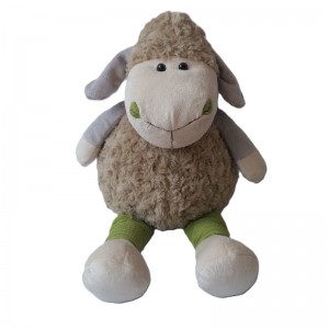 JH-9898A Plush Sheep in Light Brown color