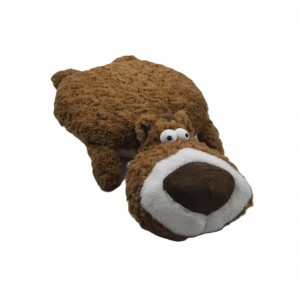 JH-1136D Plush Pillow in Brown Color