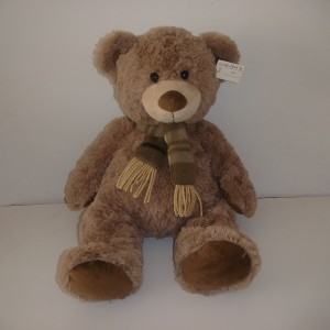 JH-9836B Plush Bear in Brown color