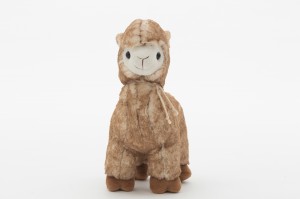 JH-9949C Plush Alpaca standing position in Brown color