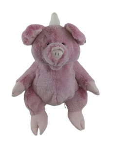 JH-1050C Plush Pig backpack in Pink color 50cm