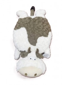 JH-1097C Plush Pillow Cow in Cream +Brown Color 60cm