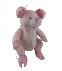 JH-1050A Plush Pig backpack in Pink color 50cm