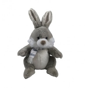 JH-1133B Plush Rabbit in Light Brown color