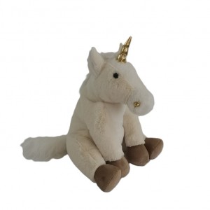 JH-1084A Plush Unicorn in Cream color