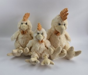 JH-1096A Plush Chick in cream color