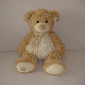 JH-9836E Plush Bear in Light Brown color