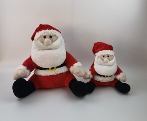 Plush Santa Claus in Red color