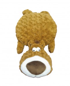 JH-1136D Plush Pillow in Brown Color