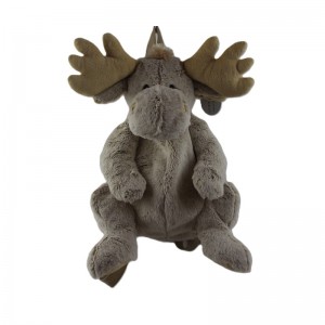 JH-1076A Plush Reindeer bagpack in Light Browncolor 50cm