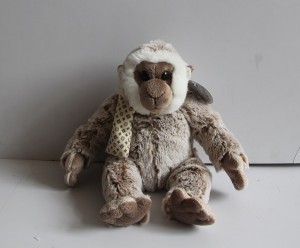 JH-9929A Plush Monkey in Light Brown color