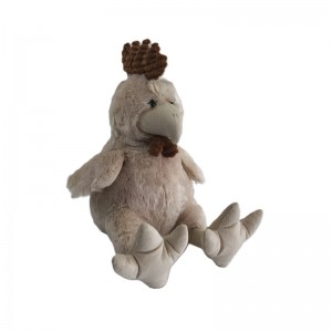 JH-1096B Plush Chicken in Cream Color