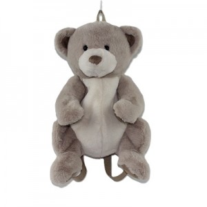 JH-1005D Plush Bear backpack in Light Brown color 50cm