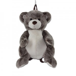 JH-1005B Plush Bear backpack in Brown color 50cm