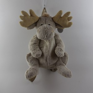 JH-1076A Plush Reindeer backpack in Light brown color 50cm