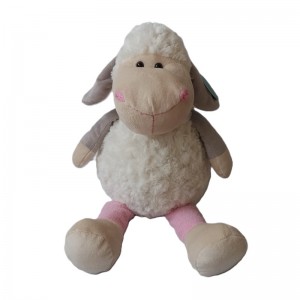 JH-9898C Plush Sheep in Light Beige color