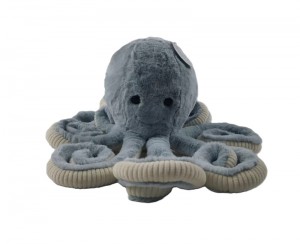 JH-1143A Plush Octopus in Light Blue color