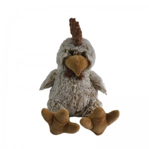 JH-1096C Plush Chicken in Cream Color